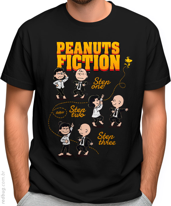 Camiseta Peanuts Fiction