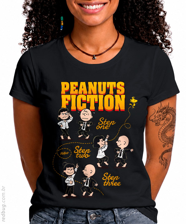 Camiseta Peanuts Fiction