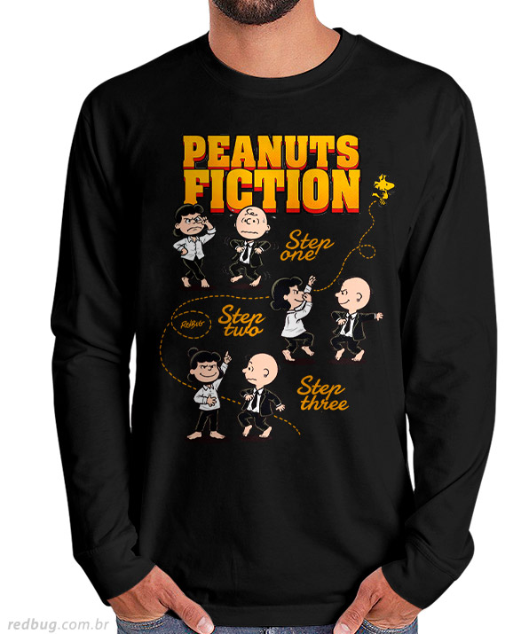 Manga Longa Peanuts Fiction