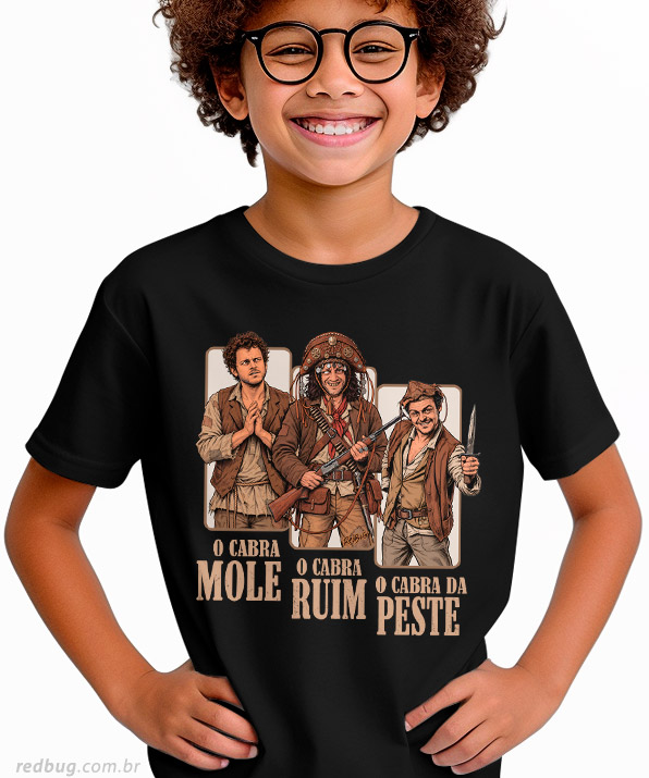 Camiseta Três Cabras em Conflito