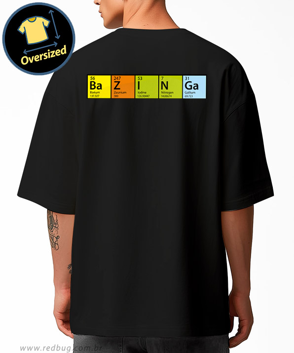 Camiseta Oversized Bazinga Theory