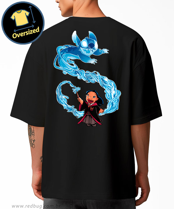 Camiseta Oversized Stitch Patronum