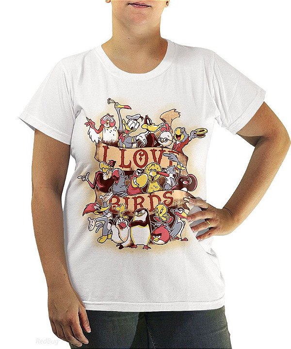 Camiseta I Love Birds