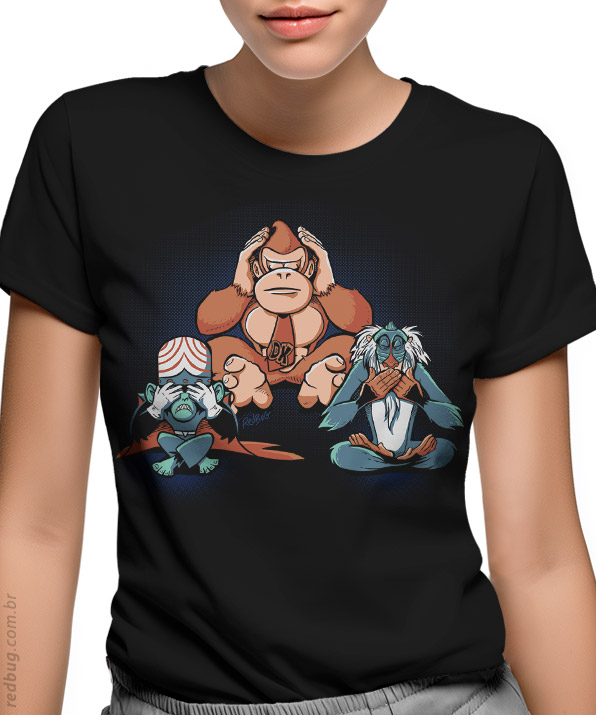 Camiseta Três Macacos