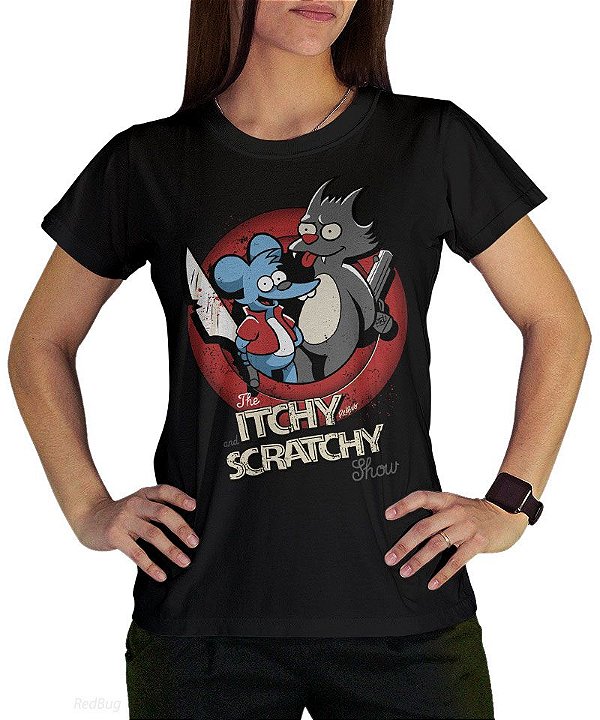 Camiseta Itchy and Scratchy