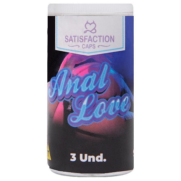 Bolinha Anal Love 3 Unidades Satisfaction Caps