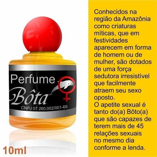 Perfume Afrodisiaco Bôta 10ml - O Original