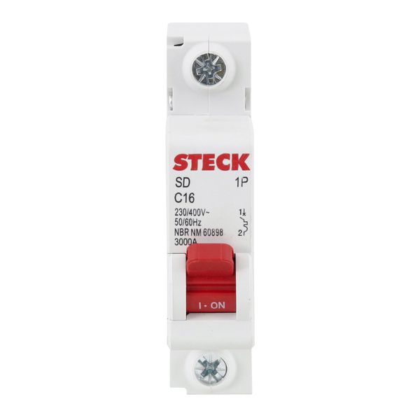 Disjuntor Din Monopolar 20A Curva C 3ka Ref. SDD61C20 Steck