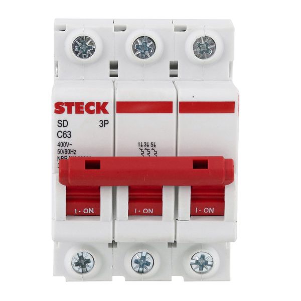 Disjuntor Din Tripolar 20A Curva C 3ka Ref. SDD63C20 Steck
