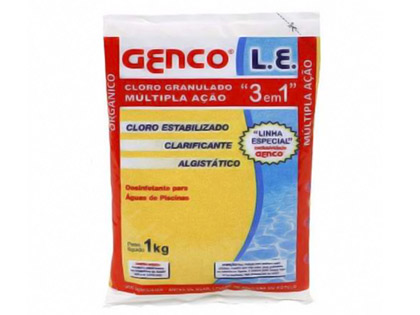 Cloro Multi Ação 3 x 1 Genco Saco 1 Kg