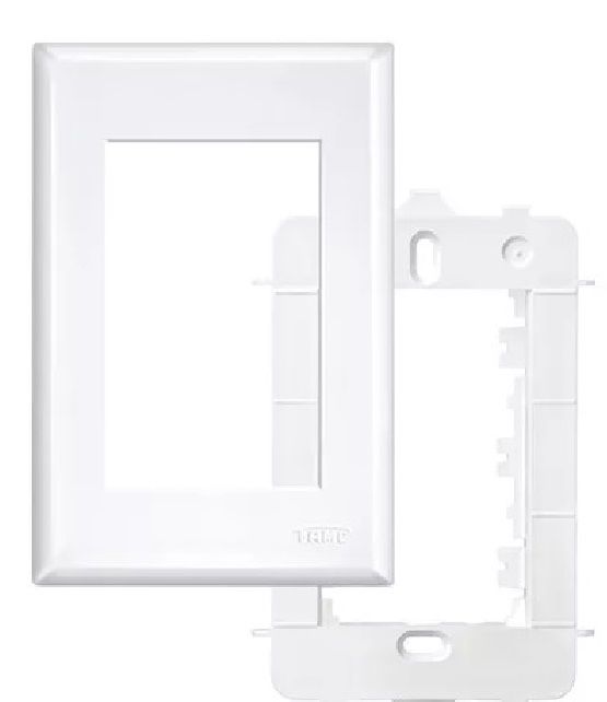 Placa 4x2 Com Suporte para 3 Modulos Evidence Fame