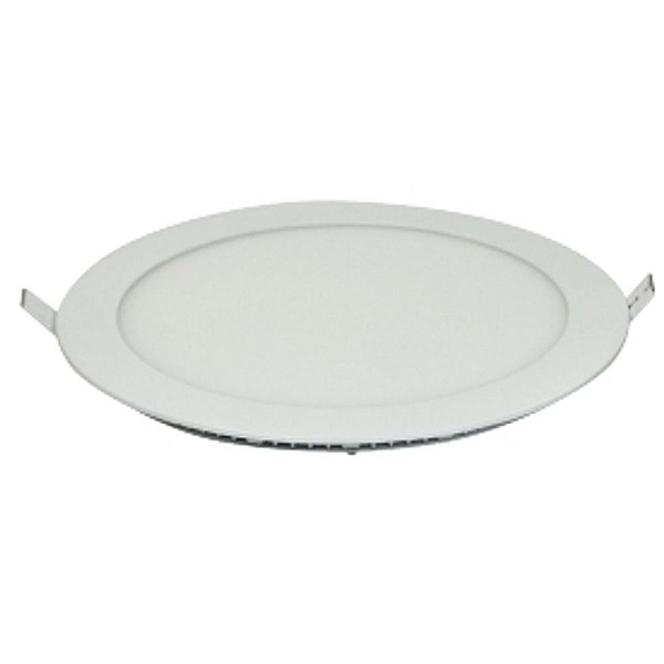 Plafon Painel Redondo Embutir 18w Led 6500k Branco Frio Bivolt