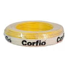 Cabo Flexível Antichama 750v 1,50mm 100m Amarelo Corfio