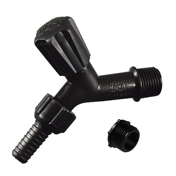 Torneira de Jardim 1/2 Preta Herc