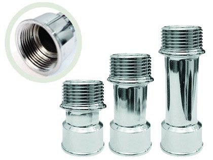 Prolongador Cromado Medio 1/2" X 1/2"