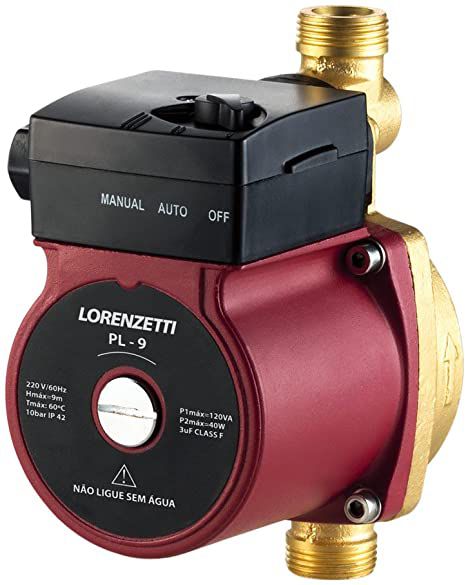 Bomba Pressurizadora Lorenzetti PL-9 (9MCA) 127V
