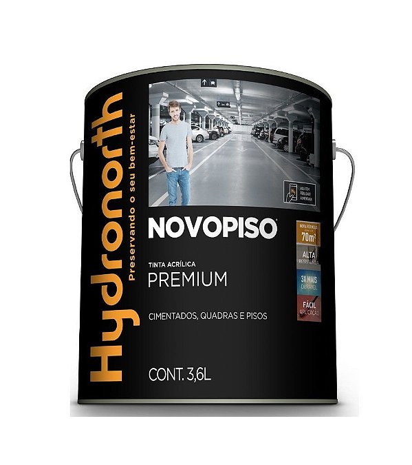 Tinta Piso Novopiso Gl 3,6l Verde Hydronorth