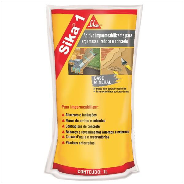 Sika 1 Aditivo Impermeabilizante Sache 1 Litro