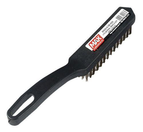 Escova de Aço com Cabo Pvc