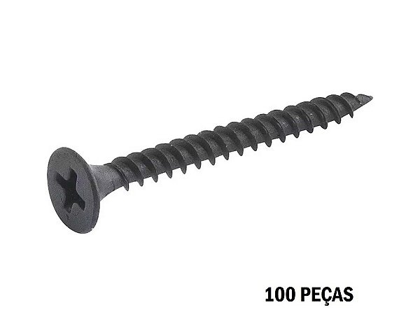 Parafuso Drywall Cabeça Chata Ponta Agulha 3,5mm x 35mm