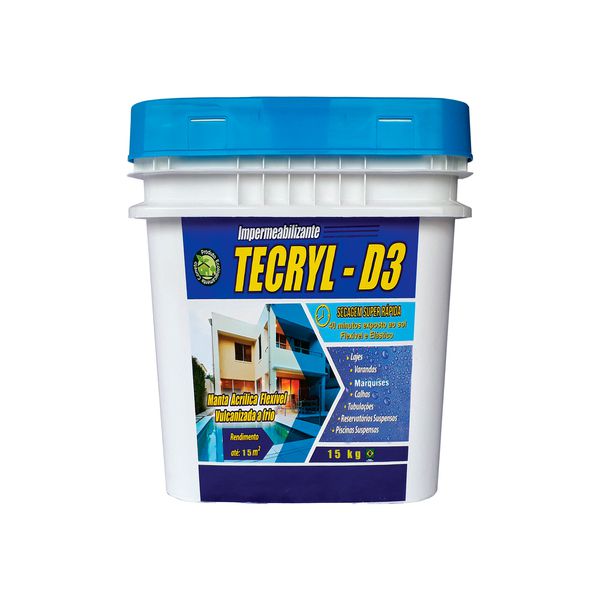 Impermeabilizante Tecryl-d3 Cinza 15 Kg
