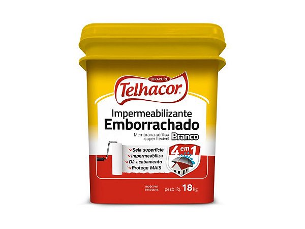 Manta Liquida Emborrachada 18kg Telhacor 4 em 1