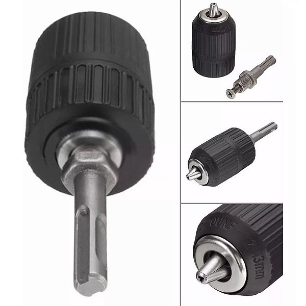 Mandril 1/2 Encaixe Rápido C/adaptador Sds Plus P/martelete