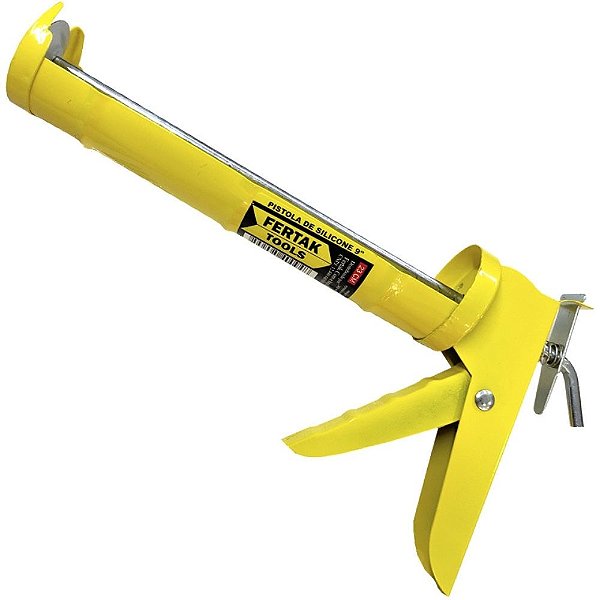 Aplicador de Silicone Pistola 9 Polegadas Semi Aberta Metalica