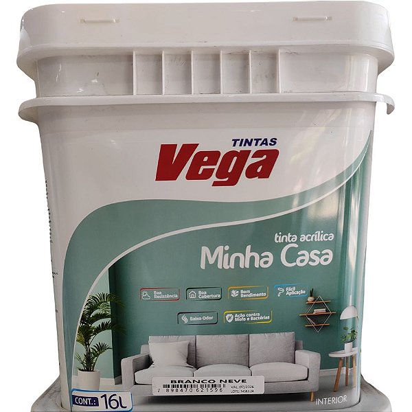 Tinta Acrílica Interior Vega Antares 16 Litros