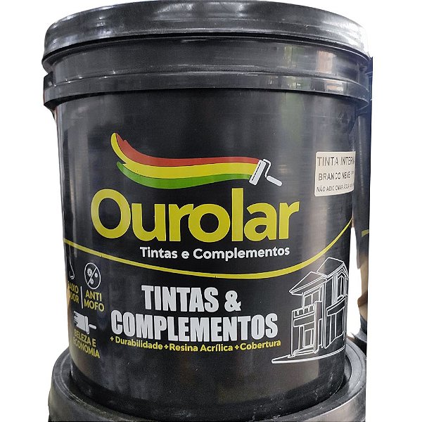 Tinta Econômica Balde 16 Litros Branco Neve