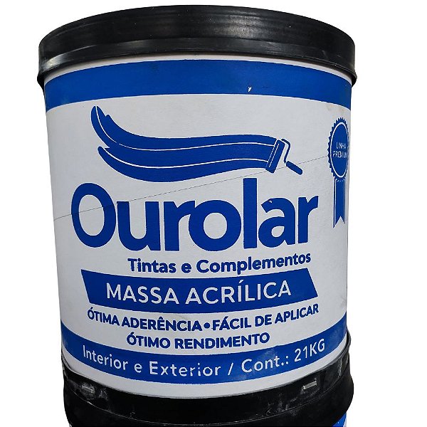 Massa Corrida Acrílica Externa Barrica 21kg Ourolar