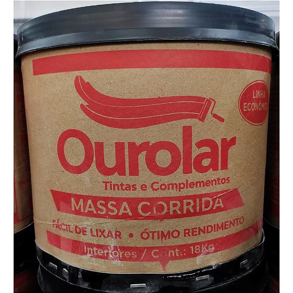 Massa Corrida Pva 18kg Barrica Ourolar