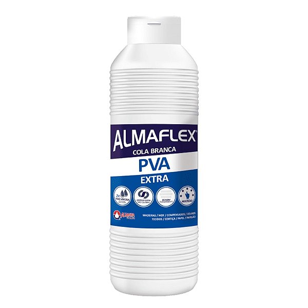 COLA BRANCA PVA 1KG EXTRA ALMAFLEX