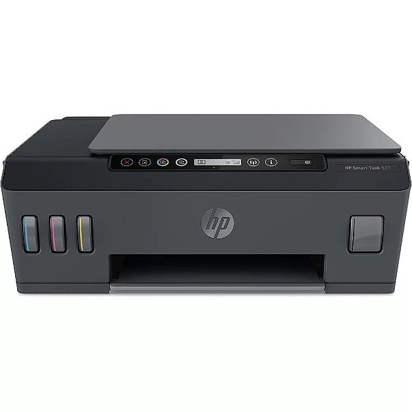 Impressora Multifuncional tanque de tinta Smart Tank 517 1TJ10A, Color, Wi-fi, Conexão USB, Bivolt - HP CX 1 UN