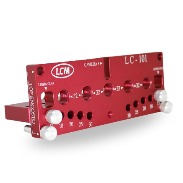 Gabarito de Cavilha e Minifix LC-101 - LCM