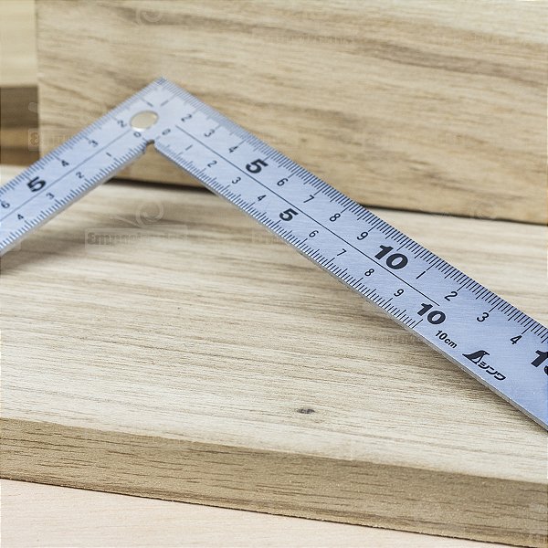Esquadro de Carpinteiro com Imãs 15cm [10435] - Shinwa