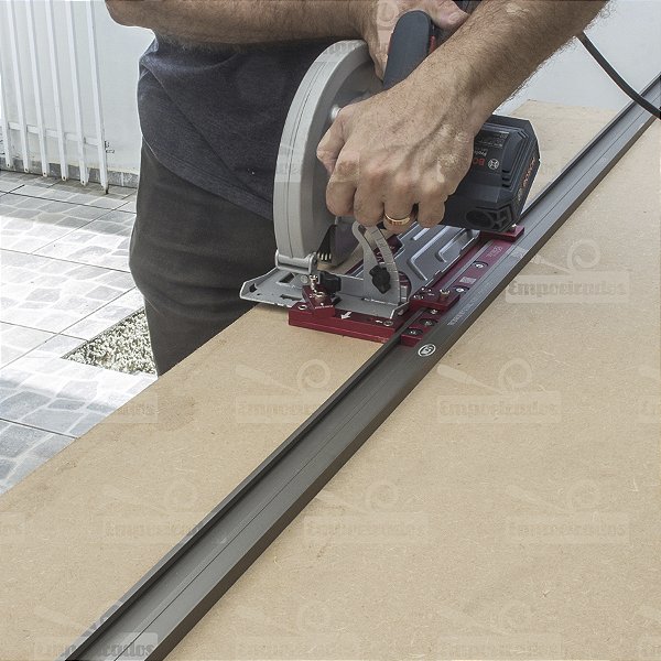 Trilho Guia 1m + Base Universal para Serra Manual - LCM