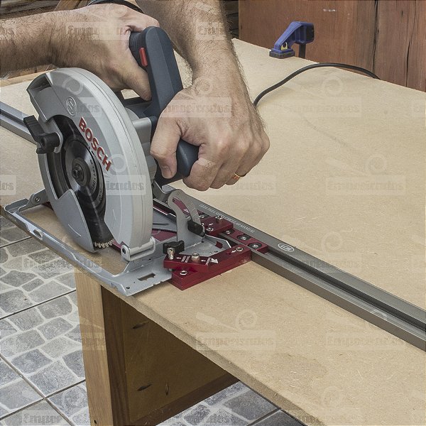Trilho Guia 2m + Base Universal para Serra Manual - LCM
