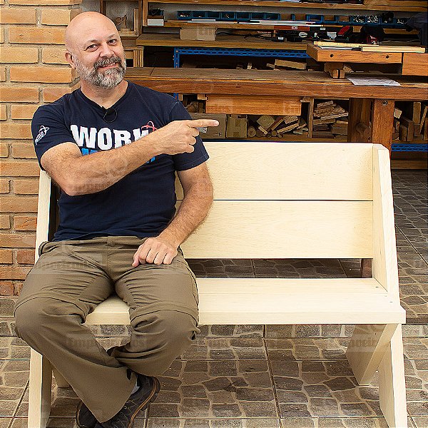 Banco de Jardim Conforto - Projeto em PDF Passo a Passo