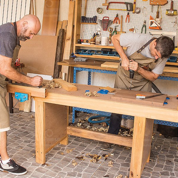 Bancada de Marceneiro Standard - Projeto PDF Passo a Passo