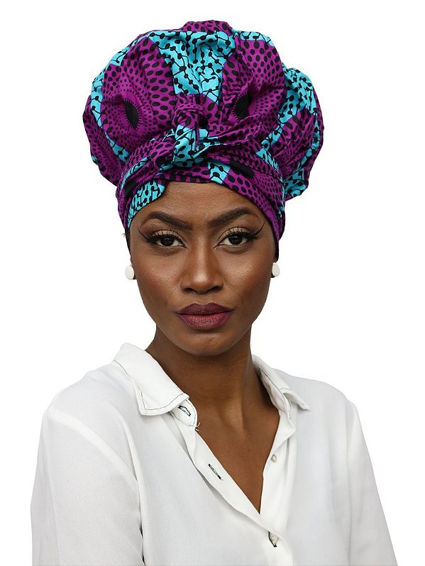 TURBANTE TOUCA FAIXA - AFRICANO