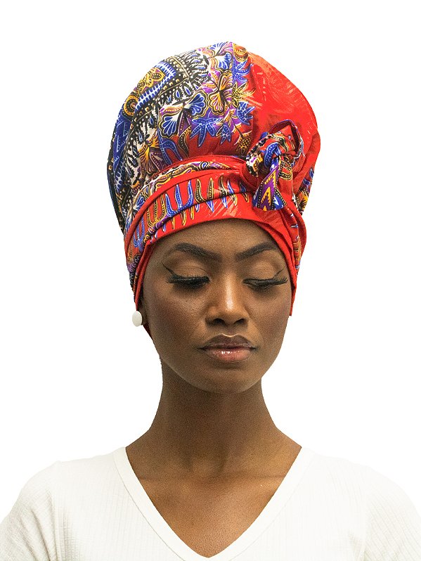 TURBANTE TOUCA FAIXA - AFRICANO 2#