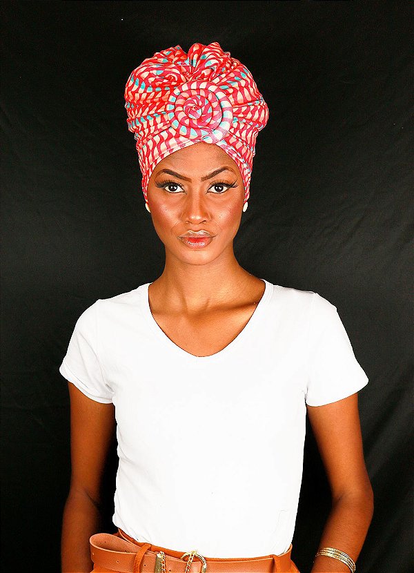 Turbante Flor - Multicor 01