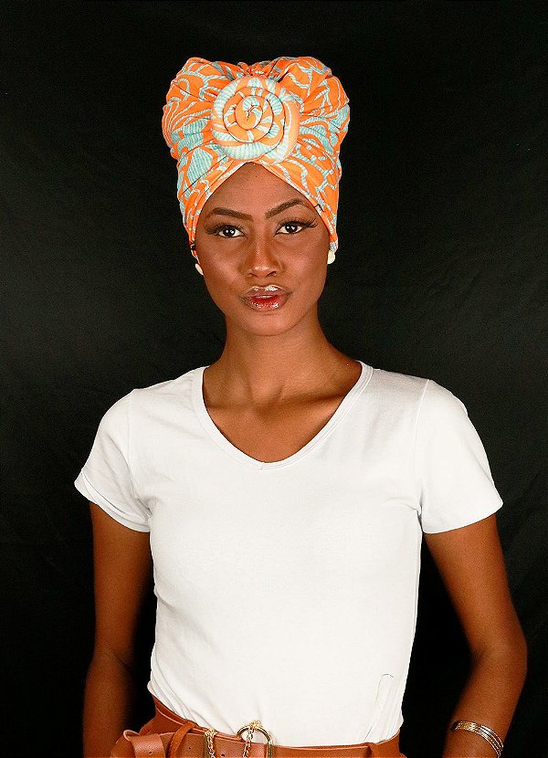 Turbante Flor - Multicor 03