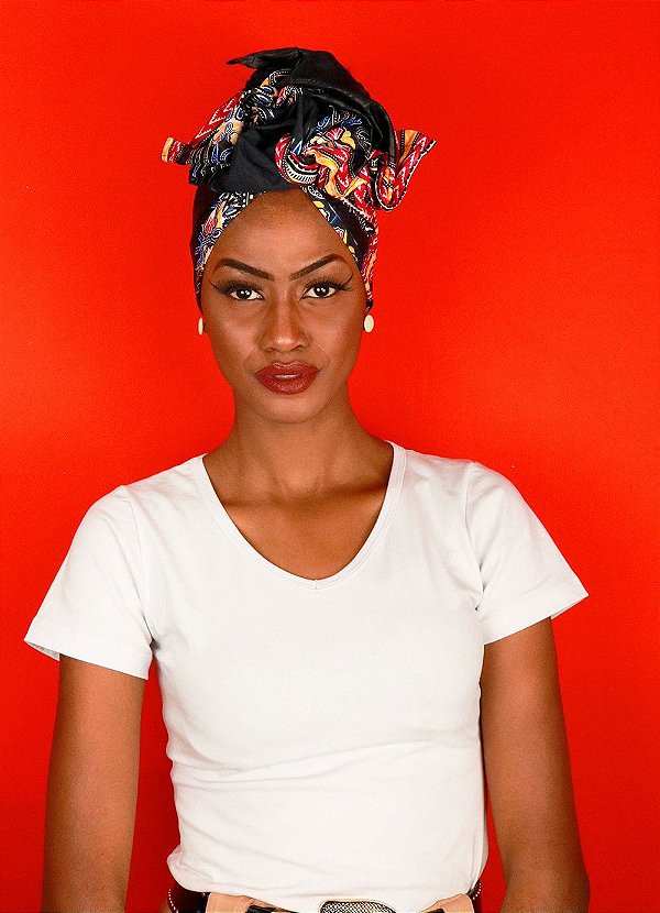 Turbante Africano - Multicor 15