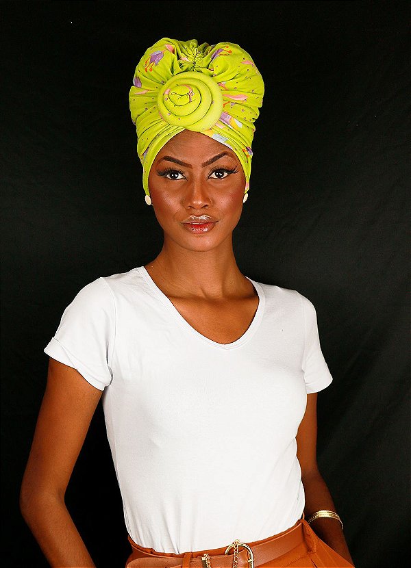 Turbante Flor - Multicor 24