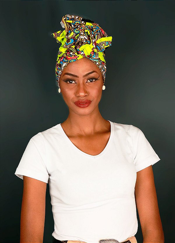 Turbante Africano - Multicor 33