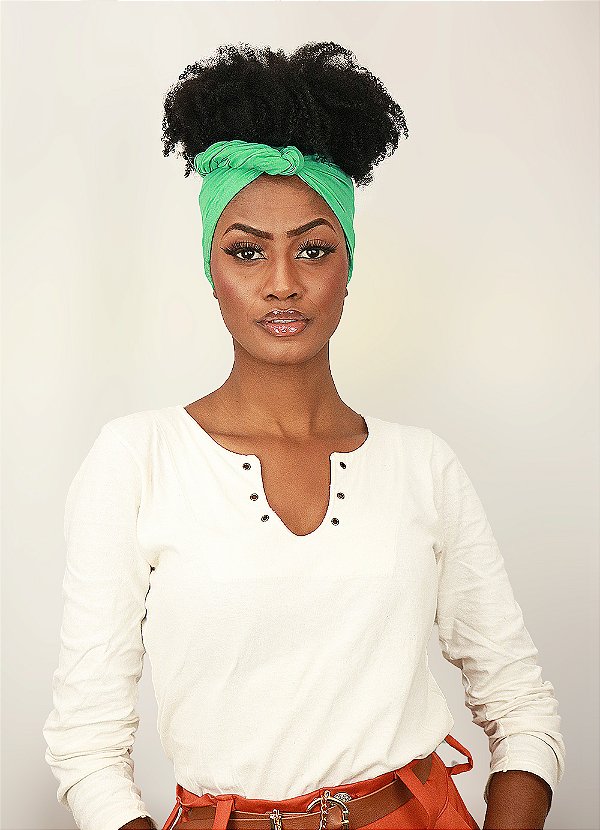 Turbante Aramado Viscose - Verde Bandeira