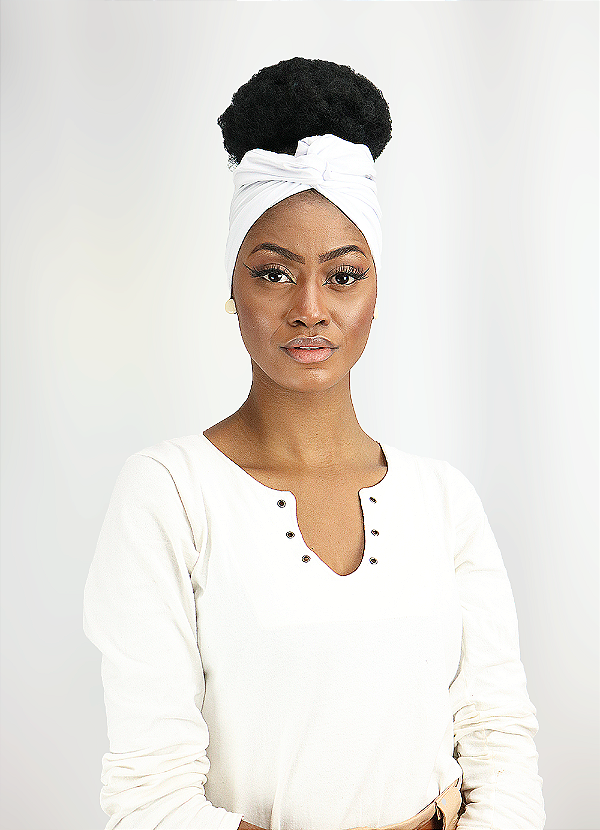 Turbante Aramado Viscose - Branco
