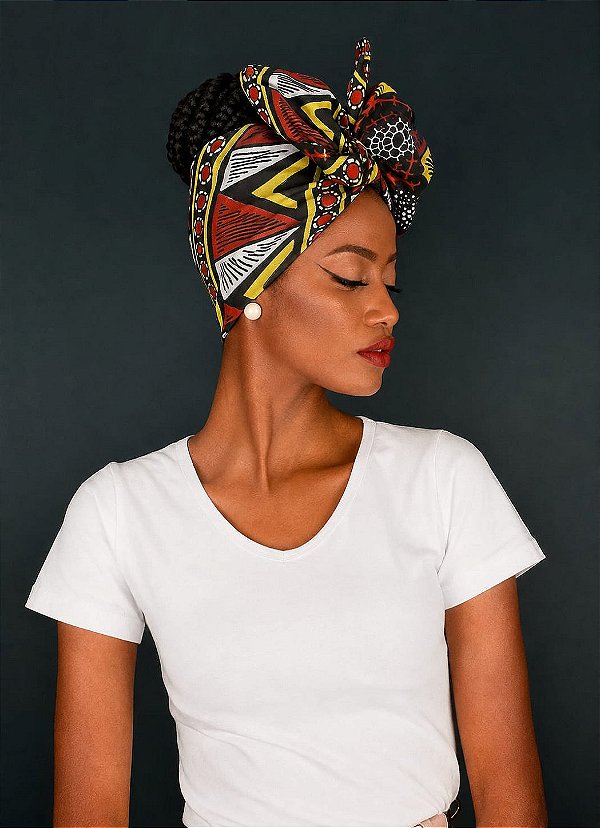 Turbante Africano - Multicor 48